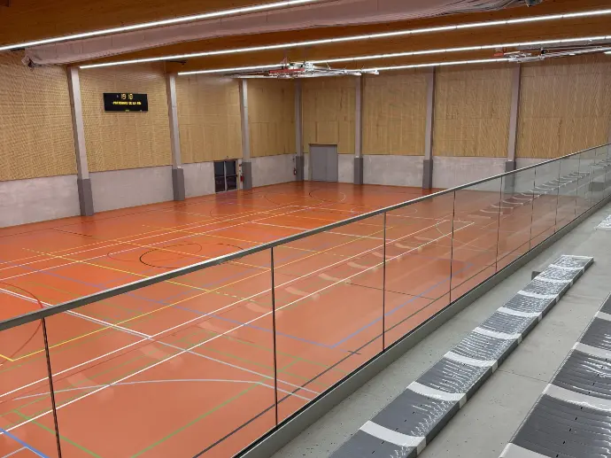 Photo de. la grande salle du centre sportif
